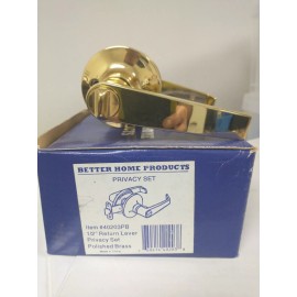 Better Home Products  better home product 40203PB Privacy  Lock lever  Handle polished brass