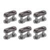 sourcing map 6Pcs #40 Chain Master Connector Link Roller, 1/2"