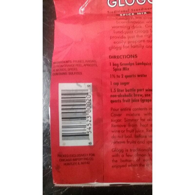 Grandpa Lundquist Glogg Spice Mix - Bundle of 2 Bags