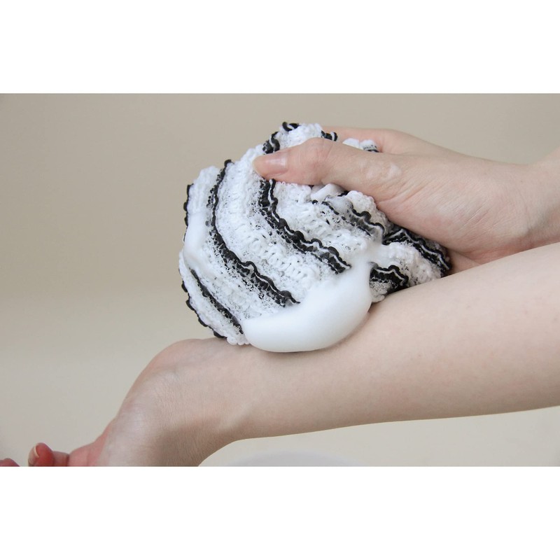 AISEN Foam Body Soap, Gently Washable, Stretchable Foam Soap Towel,