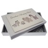 White Cotton Cards Grandma's Boasting Book Silver Toys Tiny Album