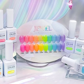 Thezel The Gel Jewel LED 10-piece set glitter syrup gel / 더젤 쥬얼 LED 10종 세트 글리터시럽젤
