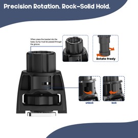 38-8 Gear Head Kayak Track Adapter, Compatible with Scotty Rod Holders, Fish Finders, GoPro & More