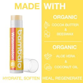 Bambalo 4-Pack Variety SPF 15 Lip Balm - Organic Ingredients, Broad Spectrum UVA/UVB Protection - Hydrating & Moisturizing, USA Made