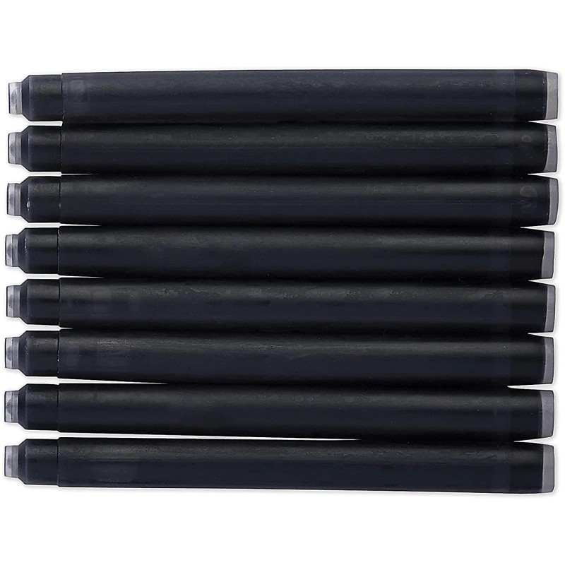 Waterman Paris Fountain Pen Ink Cartridges Refill Intense Black Pack