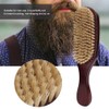 Beard Brush Hair Comb Hairdressing Shaping Comb with Handle for