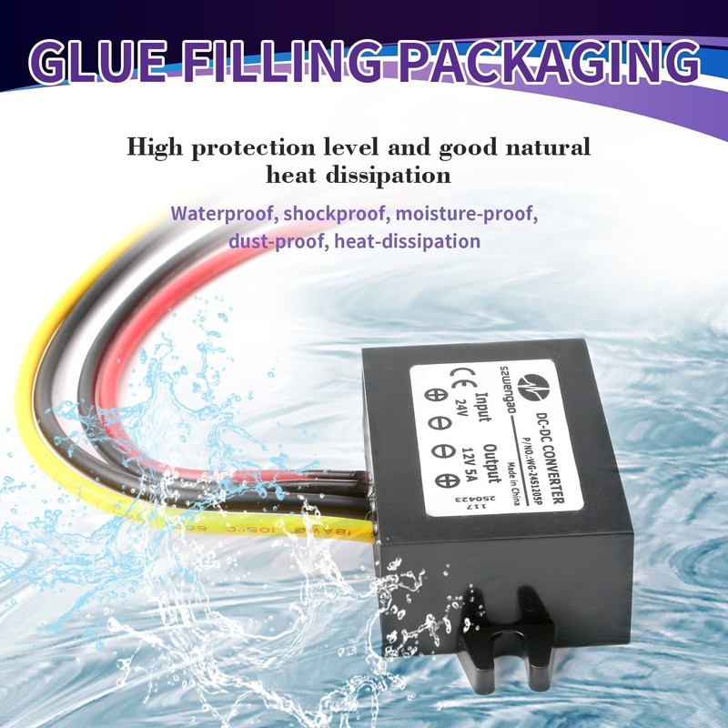 DC-DC 18V-36V to 12V Voltage Converter 5A 60W Step-Down Converter