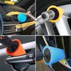 6PCS Car Wheel Hub Drill Buffing Sponge Pads Kit,3 Inch