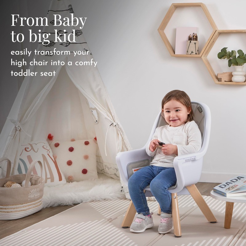 Evolur Zoodle 2 in 1 Convertible Baby High Chair in