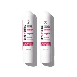 Love Ur Curls Champú Y Acondicionador Hidratantes Y Limpiadores Del Cuero Cabelludo Para Cabello Rizado, Ondulado O Afro, Veganos Y Sin Siliconas.