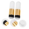 VICASKY 2pcs Fluffy Synthetic Hair Makeup Brush for Travel Foundation