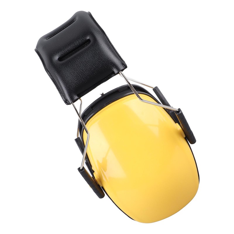 Yellow Baby Ear Protection Noise Cancelling Earmuff Efficient Foldable Adjusting