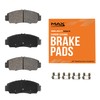 Max Advanced Brakes Rear Brake Pad Compatible With 2014 2015