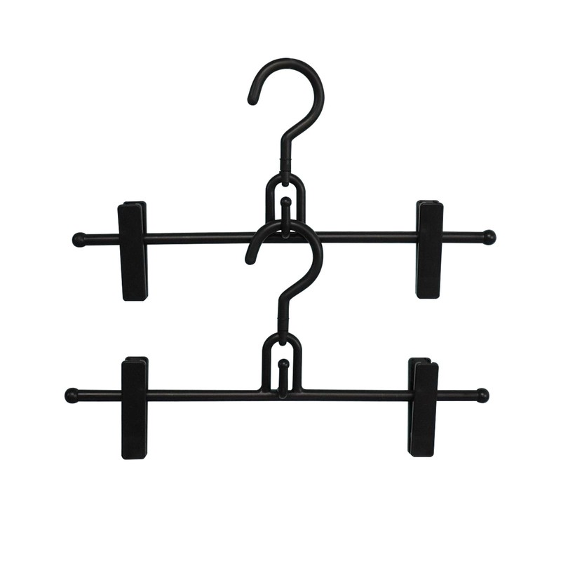 Shinko Hanger Bottoms Hanger "Relay Skirt" Set of 2 Black