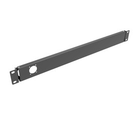 QiaoYoubang 1U Hinged Rack Panel 1D XLR HDMI Audio Rack Mount Panel for 19 inches Rack Mount (1D)