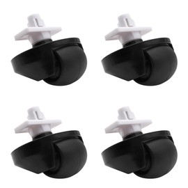 Ulimymei Front Caster Wheel Compatible with Robotock S7,S7+,S7 MaxV, S55 Max,S6 Pure,S6 MaxV,S8, S8+, S8 max Ultra Q5 Q7 Max Series Vacuum Cleaner Robot (4pack, Black)