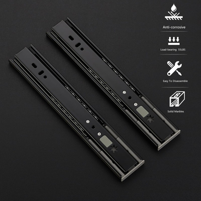 Ravinte 10 Inch Soft Close Drawer Slides 5 Pairs 10