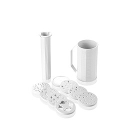 Börner Nudelfee, manuelle Nudelmaschine, Pastamaker für frische hausgemachte Nudeln, weiß