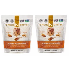 true 2 Packs True North Almond Pecan Crunch 20 oz Each Pack, Total 40 oz