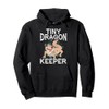 Tiny Dragon Keeper Leopard Gecko Lover Lizard Reptile Pullover Hoodie