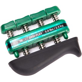 CanDo Digi-Flex Hand Exerciser, Green, 2.3-7.3 kg