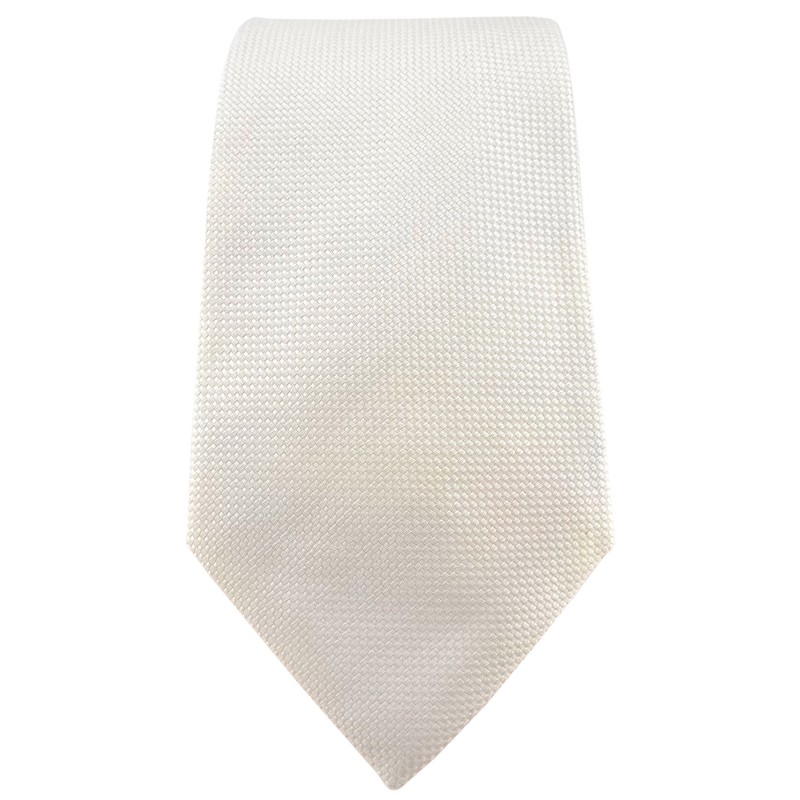 blick. Elementum in Plain Monochrome Dot Textured Silk Tie –