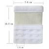 Chanie Women Pack of 3 Soft Comfortable 4 Hooks Bra
