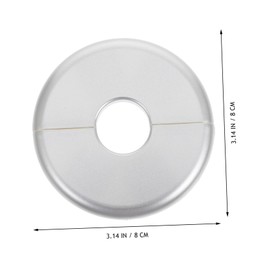 Outanaya 4pcs Pool Ladder Cover Plates for Handrail Tubing Protection Decorative Shielding for Plumbing Pipe Durable Reusable Design Effortless Installation for Inground Pool Accessories