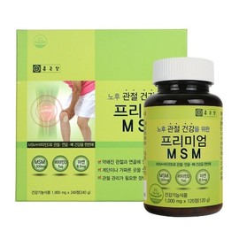 Chong Kun Dang Premium MSM (120 Tablets x 2 Bottles) 2 Bottles / 종근당 프리미엄 MSM (120정 x 2병)