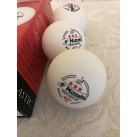Nittaku 3-Star Premium 40+ Balls Table Tennis Ping Pong