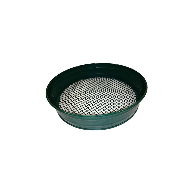 Greenkey 757 12mm Mesh Metal Garden Riddle - Green