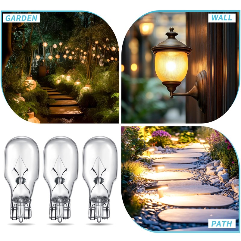 Riakrum T5 Landscape Light Bulbs 12 Volt 4 Watt Landscape