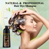 Hair Dye Hair Dye Shampoo for Men and Women Dark
