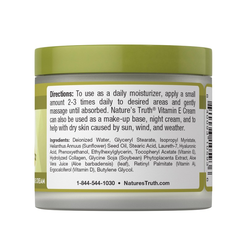 Nature's Truth Vitamin E Cream Complex | with Vitamin A