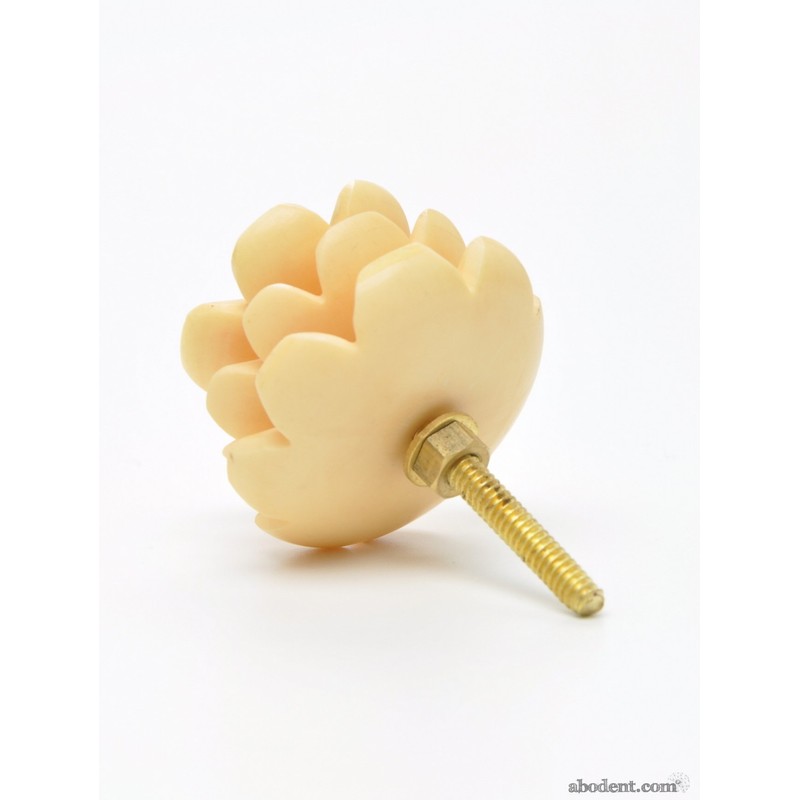 Yellow Pine Cone Unusual Knob, Pull, Handle, for Cupboards, Doors,