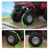 Trekassy Wheel Chock Tie-Down Kit with Rubber Blocks, (4,400lb Break