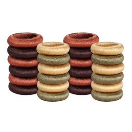 Servilleteros de hilo de cosecha surtidos, juego de 24 para cenas, Acción de Gracias, reuniones familiares o uso diario, establece tu estilo con accesorios de decoración de mesa de uso diario (multi)