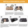 Genina Recliner Cover Stretch Couch Covers, Sofa slipcover for Reclining