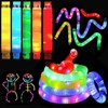 6 Pack Light Up POP Tubes - Sensory Fidget Toy