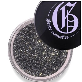 Diamond Coal Sombra de Ojos - Polvo de Purpurina Suelta Mineral Orgánico - Paleta de Sombra de Ojos Brillo Sin Talco, No Tóxico, Sin Talco - Pigmento 