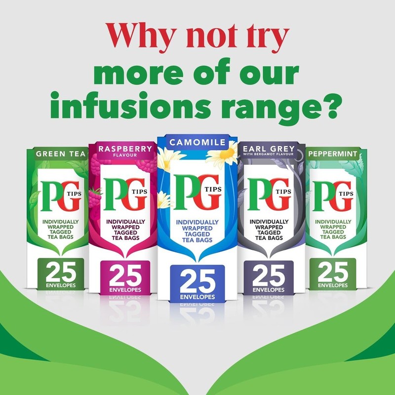 PG Tips | Green Tea Bags Bulk | Individually Wrapped