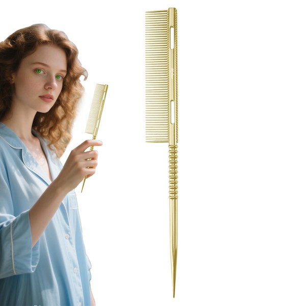 Tail Comb, Hair Brush with Fine Parting Tooth, Lightweight Root