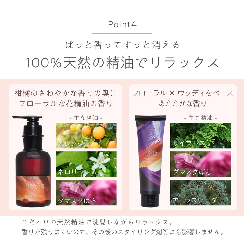 HANA ORGANIC Reset Shampoo 3-Way Treatment Pack Set, 9.5 fl