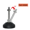 Lilaly 4 Pcs M8 * 50 Metal Adjustable Leveling Feet