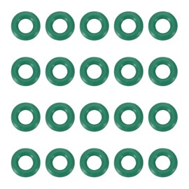 PATIKIL Fluorine Rubber O-Ring 5.5mm OD 2.5mm ID 1.5mm Width, 20Pcs Metric FKM Sealing Gasket Replacement for Seal Plumbing and Faucet Hose Machinery Plumbing Valves, Green
