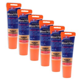 Elmer's E861 Carpenter's Wood Filler, 3.25-Ounce Tube, Golden Oak - 6 Pack