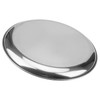 HEIHAK 6 PCS 8 Inch Stainless Steel Plates, Reusable Round