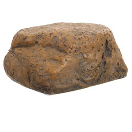 Hoement Simulated Stone Key Box Keychain Rock Key Fob Spare Key Holder Realistic Stone Hiders Safe Hiding Containers Key Hider for Outdoor Hidden Key Hider for Garden False Stone