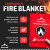 Fire Blanket 1 Pack 40”x40” - Fire Blankets Emergency for