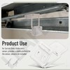 Garage Door Bracket Compatible with Simpli-Safe Alarm Entry Sensors, Works